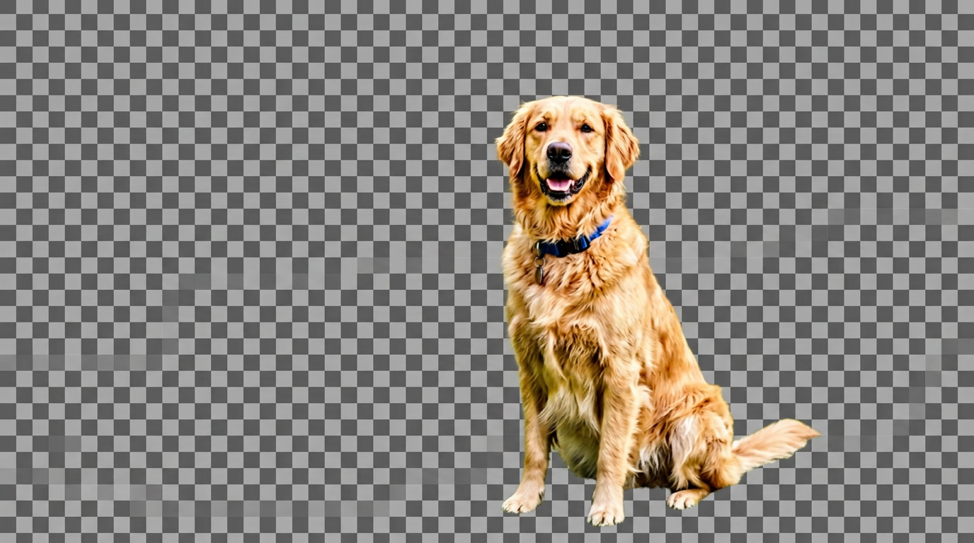 Golden Retriever - Sin fondo